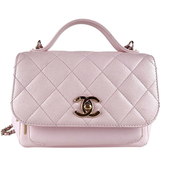 CHANEL Handbags - Chanel CHANEL Handbag Shoulder Bag Business Affinity Caviar Leather Light Pin...